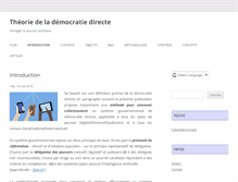 Tablet Screenshot of democratiedirecte.net